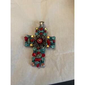 Beade fashion cross pendant